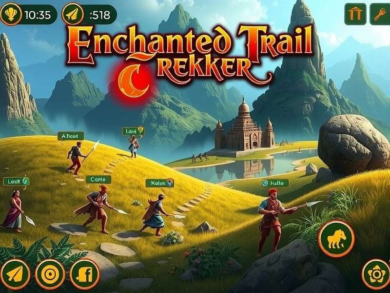 Enchanted Trail Trekker combat interface showing special abilities