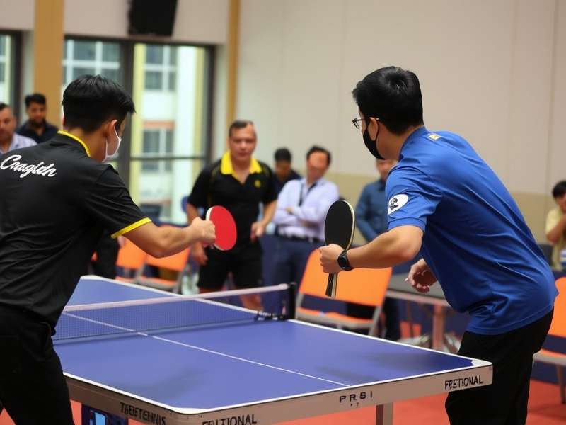 Advanced Table Tennis Techniques Demonstration