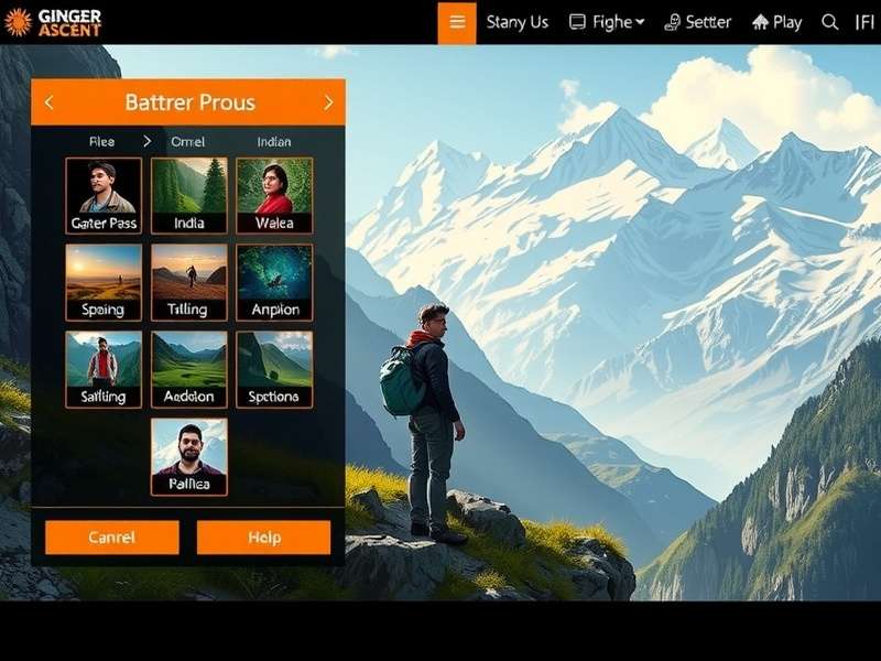 Ginger Ascent Journey - Diverse Indian Landscapes Ginger Ascent Journey showcasing different Indian regional environments