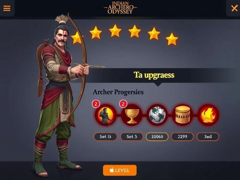 Indian Archero Odyssey Gameplay Indian Archero Odyssey gameplay screenshot showing archer character