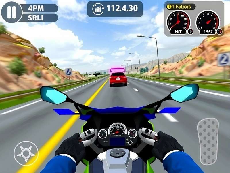 Highway Chase Master Gameplay Highway Chase Master gameplay screenshot showing high-speed chase