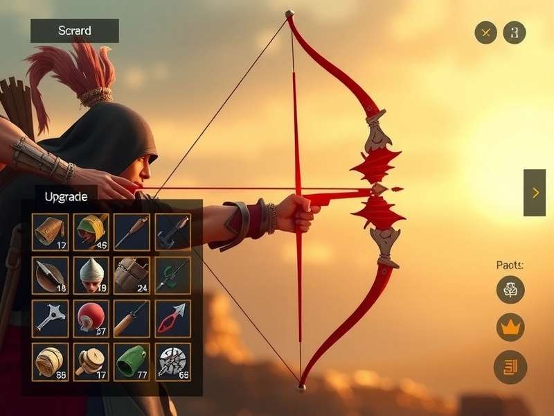 Epic Bow Warrior Archery Combat Epic Bow Warrior gameplay screenshot showing archery combat