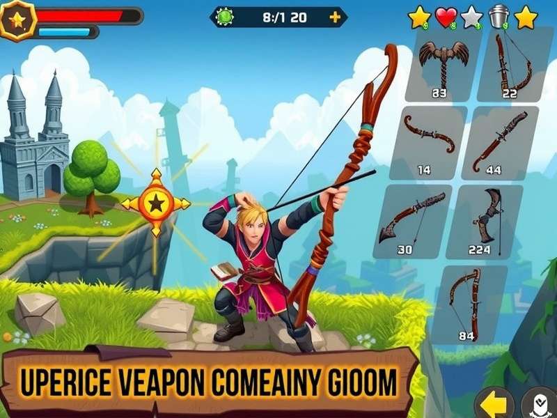 Epic Bow Warrior Weapon Upgrade System Epic Bow Warrior weapon upgrade interface