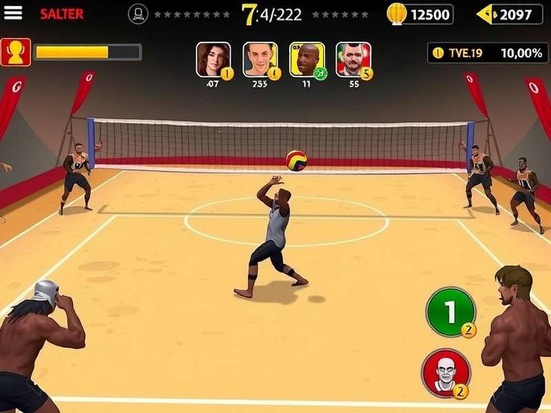 Volley Gladiator Empire Tournament Mode Volley Gladiator Empire tournament mode with competitive leaderboards
