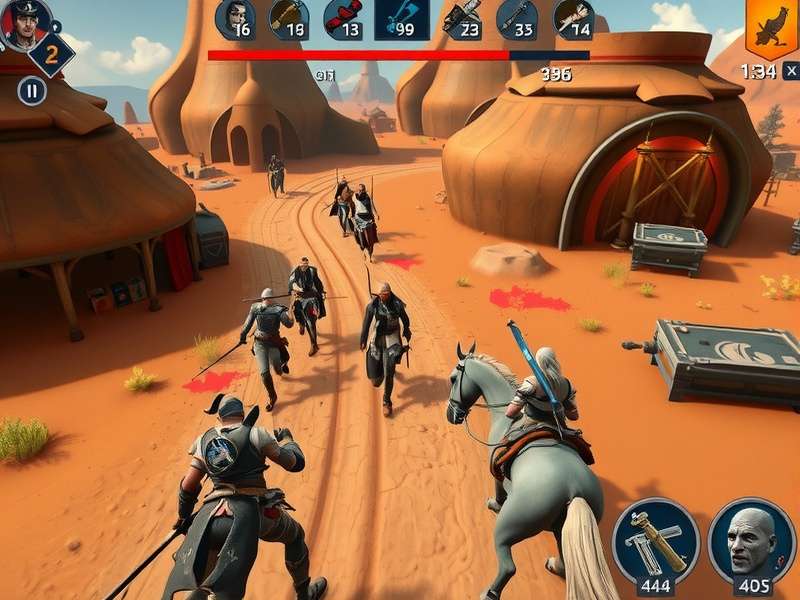 Clove Canyon Conquest Battle Mechanics Clove Canyon Conquest battle scene