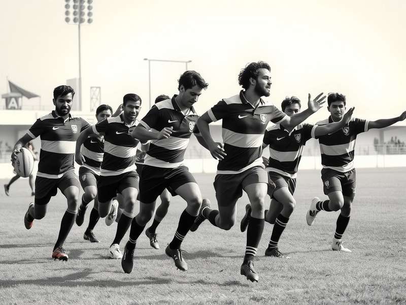 Future Generation of Indian Rugby Young Indian rugby players training