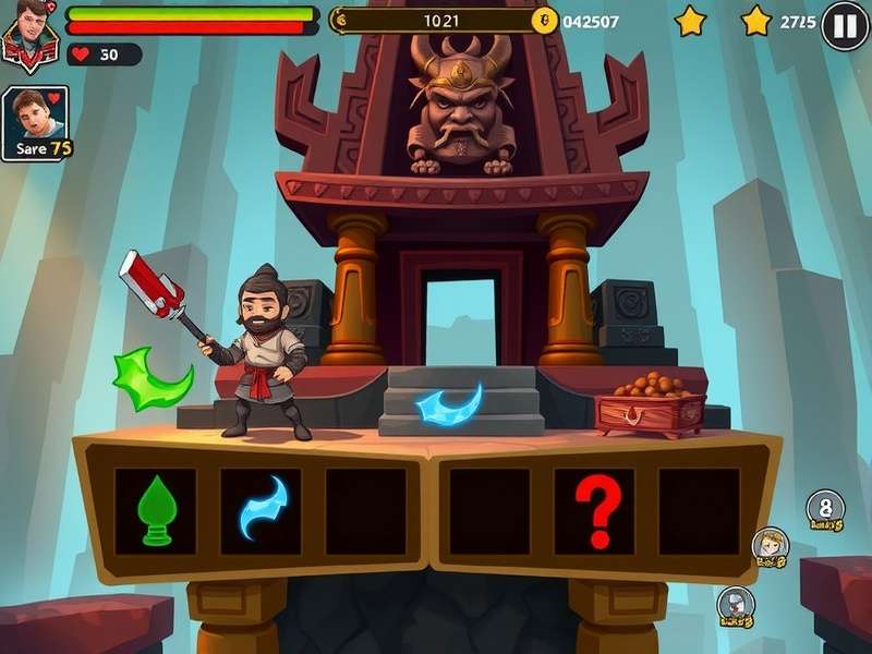 Temple Guardian Adventure - Ancient Temple Environment Temple Guardian Adventure gameplay screenshot showing ancient temple environment