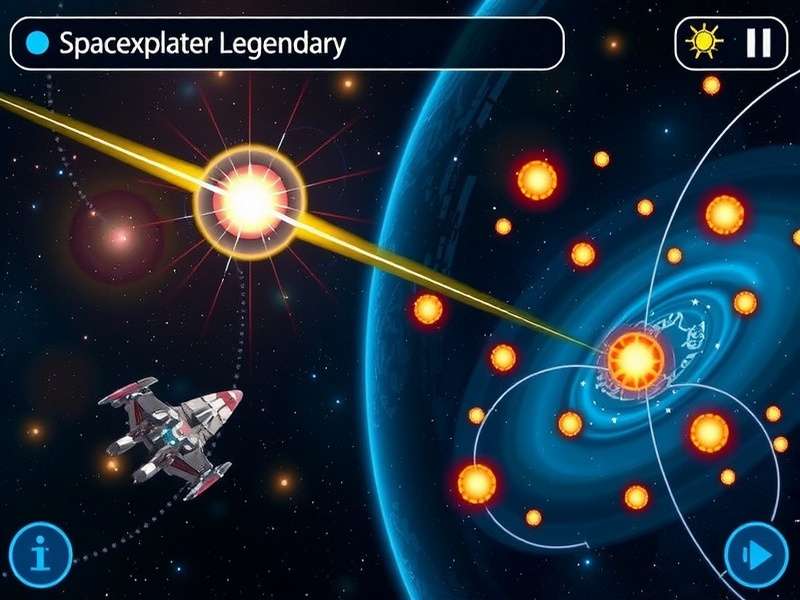 Galaxy map in Space Explorer Legendary showing multiple star systems