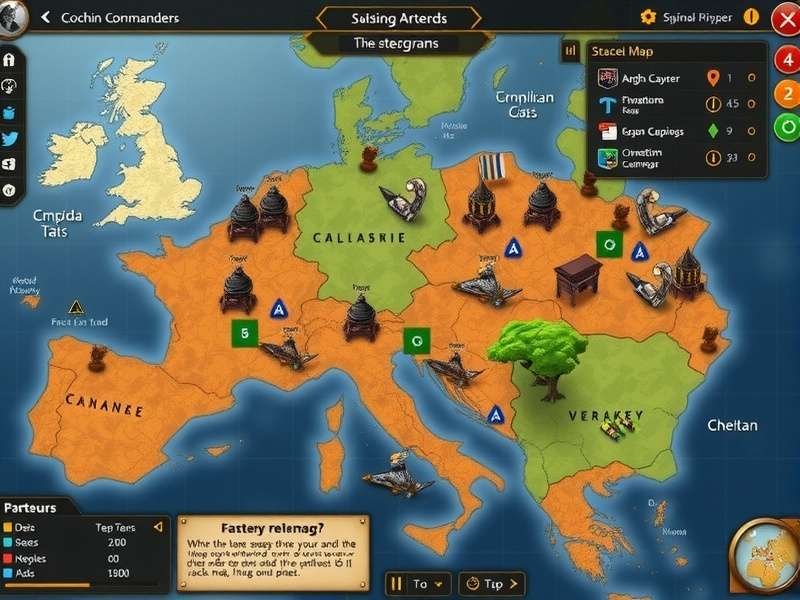 Advanced Map Control Strategies in Cochin Commanders Cochin Commanders strategic map control demonstration