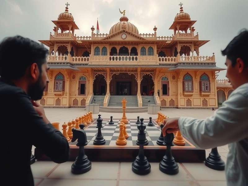 Mysore Palace - Birthplace of the Game Ancient Mysore Palace where Mysore Rajah was played