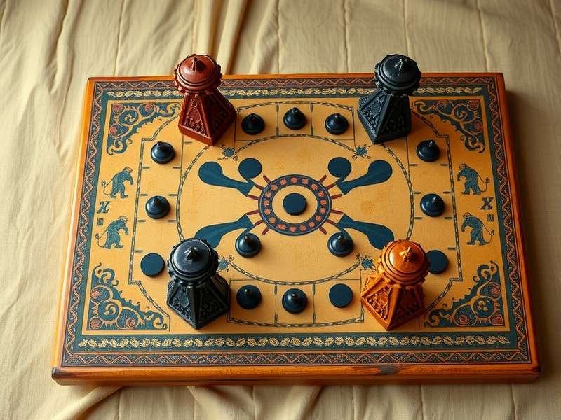 Mahal Spike Colossus Game Board Traditional Mahal Spike Colossus game board with intricate design