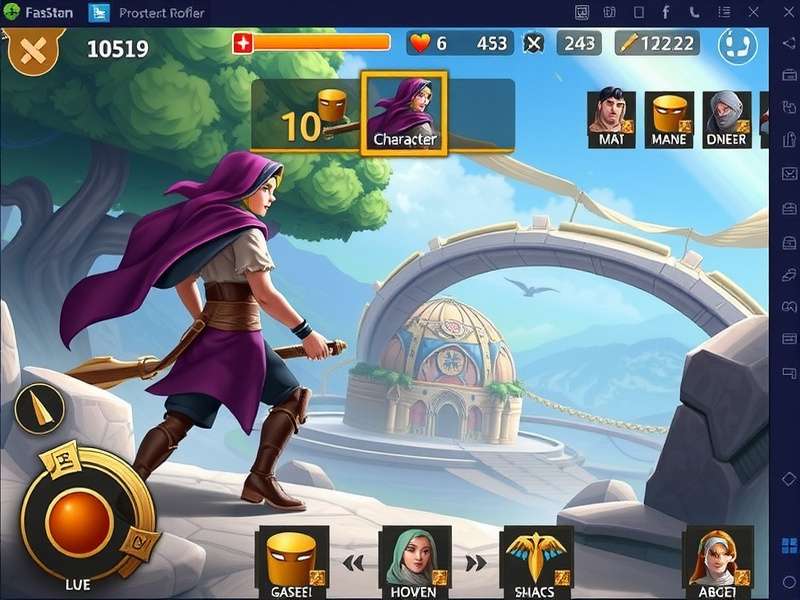 Hassan Heroic Hunters Game World Vibrant game world of Hassan Heroic Hunters showing diverse environments