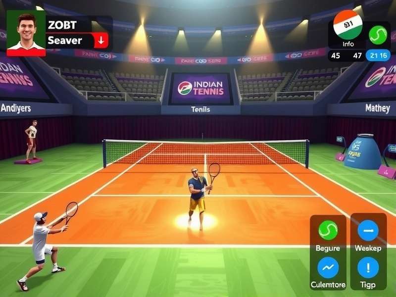 Player Customization in Indian Tennis Serve Conqueror Indian Tennis Serve Conqueror player customization interface