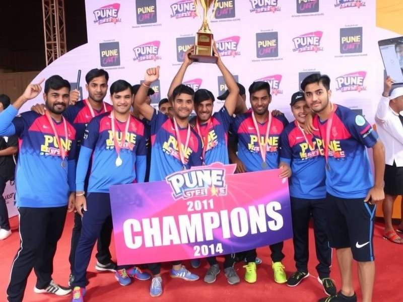 Pune Super Stars Trophy Collection Pune Super Stars championship trophy display