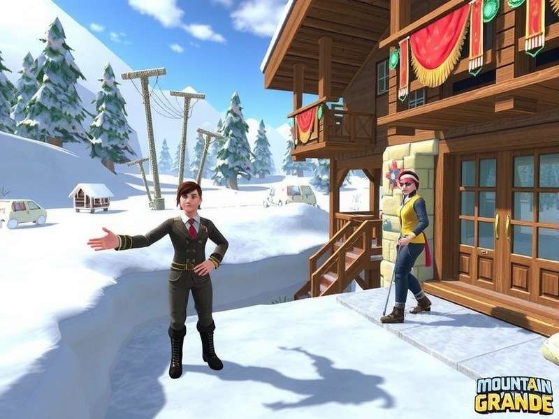 Mountain Chalet Grande - Resort Management Mountain Chalet Grande Gameplay Scene