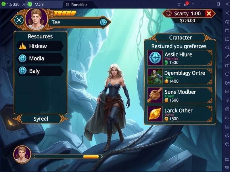 Mystic Hero Odyssey gameplay screenshot showing character in mystical environment
