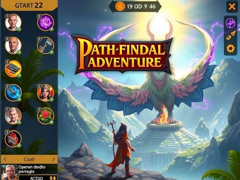 Celestial Pathfinder Adventure story cinematic showing divine confrontation