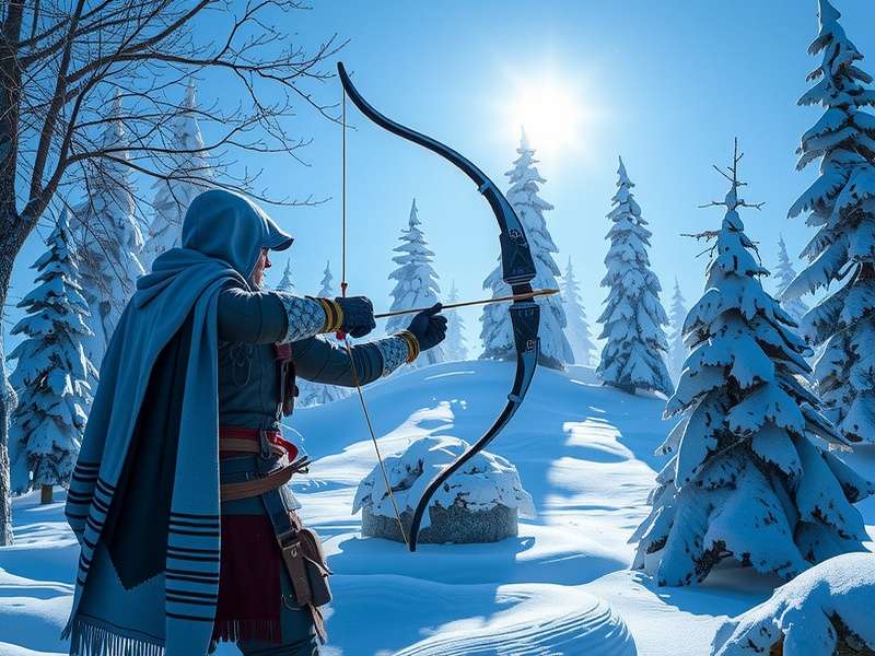 Snowstrike Archer Winter Gameplay Snowstrike Archer gameplay showing archer in winter environment