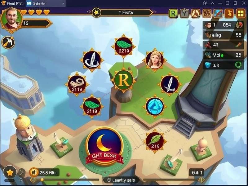 Riches Ascent Strategic Gameplay Interface Riches Ascent gameplay screenshot showing strategic interface