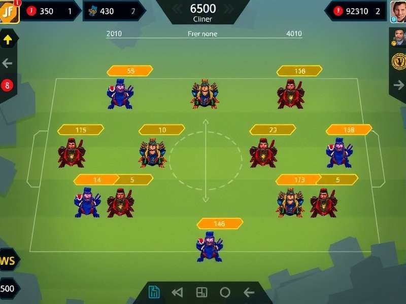 Solid Backline Strategy Defensive Formations Solid Backline Strategy gameplay screenshot showing defensive formations