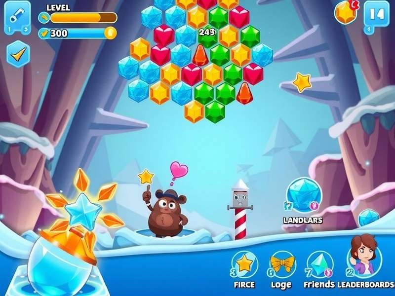 Fiesta Ice Burst level progression showing different challenges and obstacles
