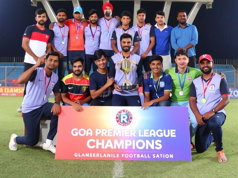 Team Branding in Goa Premier League Champion Goa Premier League Champion team jerseys and logos