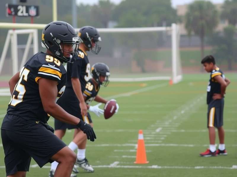 NFL Rising Talents India Training Program NFL Rising Talents India training session with young athletes