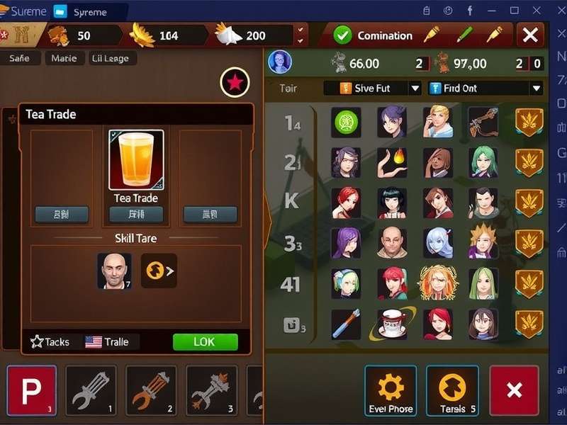 Chai Warlord Supreme Tournament Chai Warlord Supreme competitive tournament interface