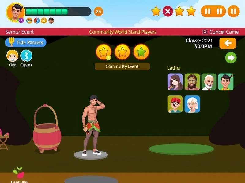 Rasgulla World Gameplay Interface Rasgulla World gameplay screenshot showing colorful interface