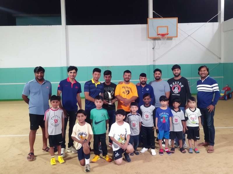 Hyderabad Volley Dynamos Competitive Match Hyderabad Volley Dynamos team in action during a match