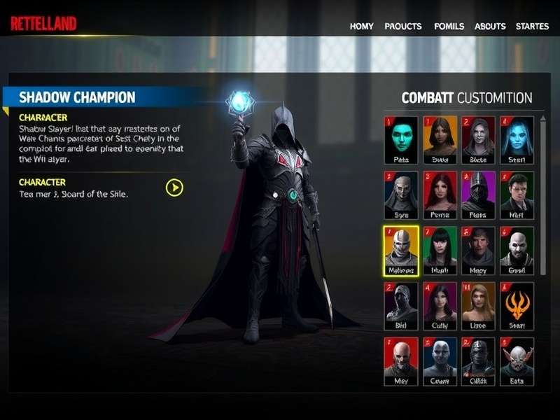 Game Combat Controls and Interface Shadow Slayer Champion Combat Interface