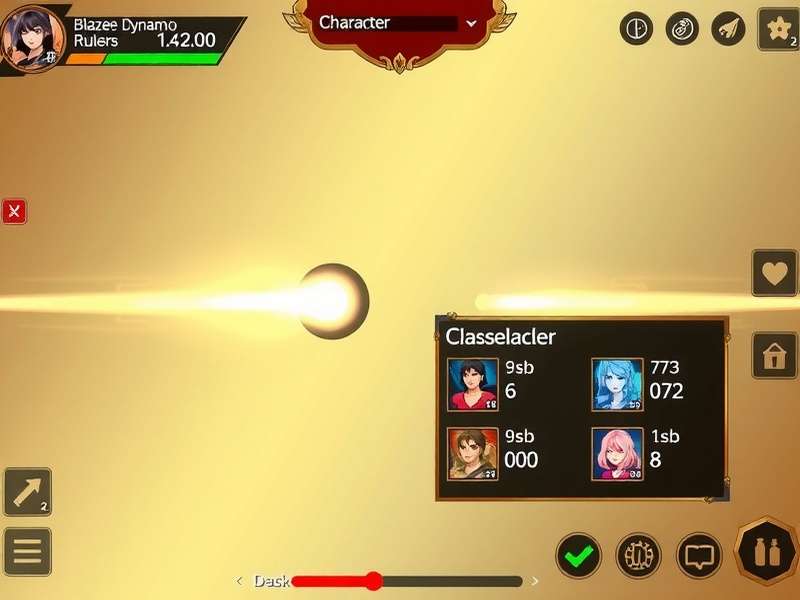 Blaze Dynamo Begum Ruler gameplay screenshot showing character selection