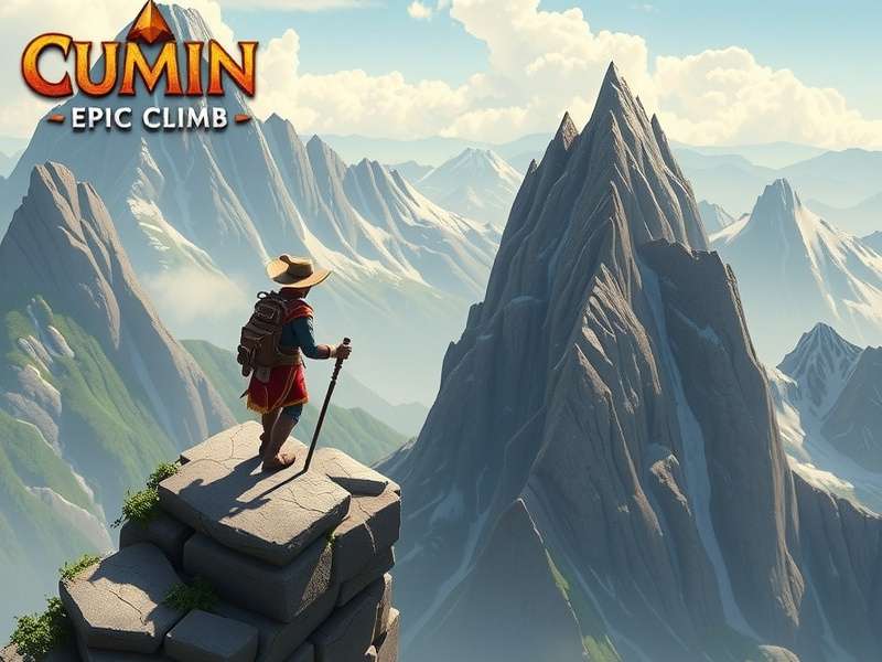Cumin Epic Climb gameplay showcasing mountain climbing mechanics