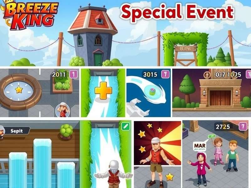 Breeze King gameplay screenshot showing user interface