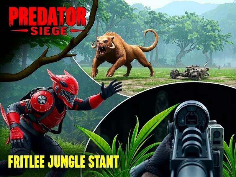 Visual showcase of Predator Siege Jungle Fury's detailed jungle environments