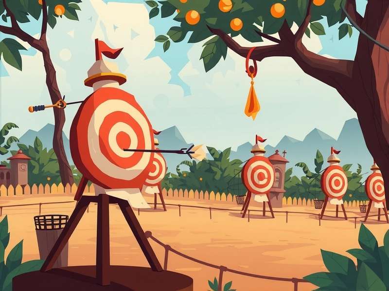 Quick Quiver Bhopal gameplay screenshot showing archery targets