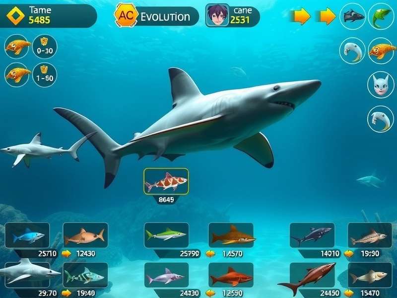 Shark Paradise underwater gameplay scene