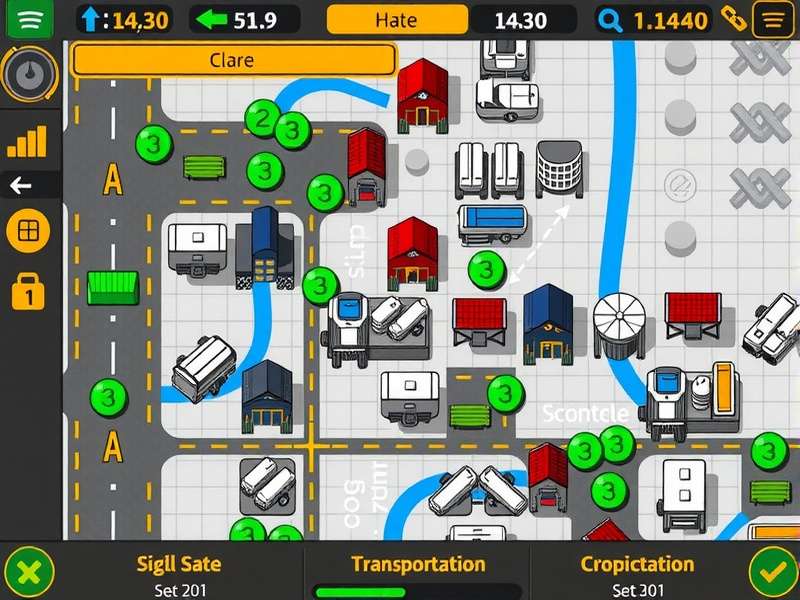 City Expansion Game transportation planning interface