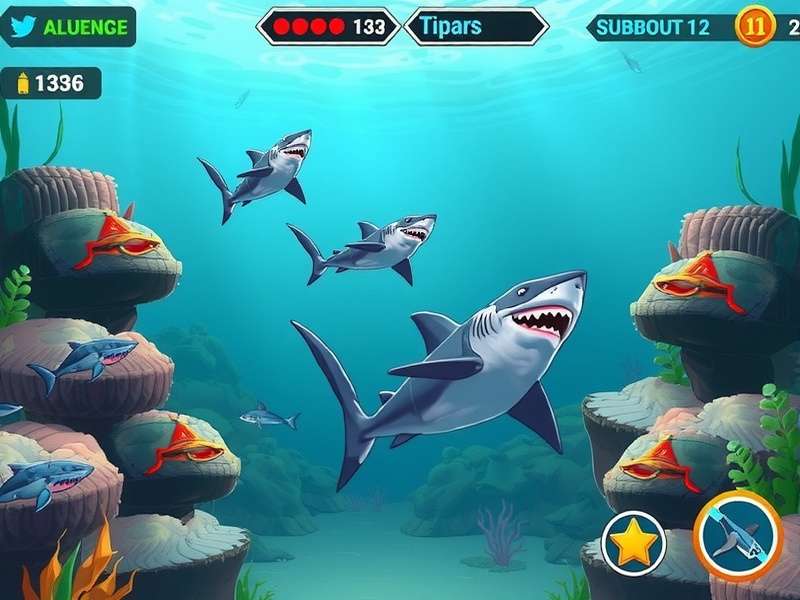 Shark Paradise evolution and upgrade interface