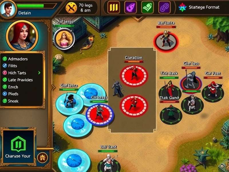Jalebi Sovereign gameplay interface showing character selection and strategic elements