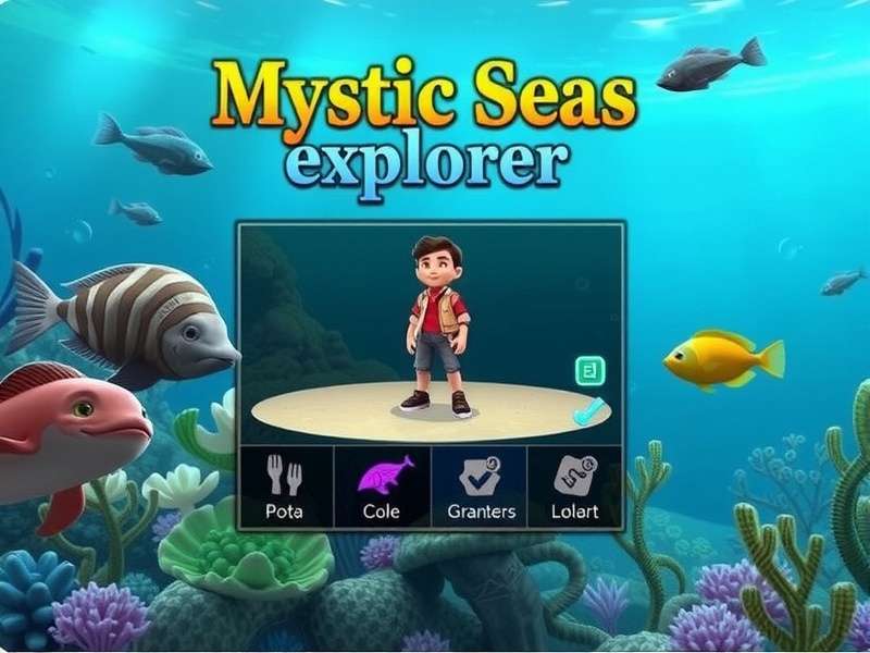 Mystic Seas Explorer character selection screen