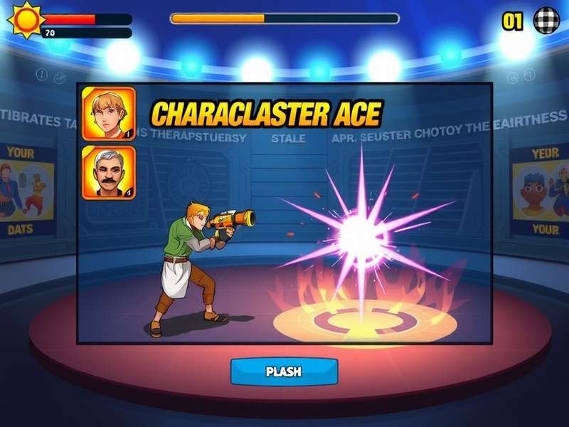 Sun Blaster Ace character selection screen