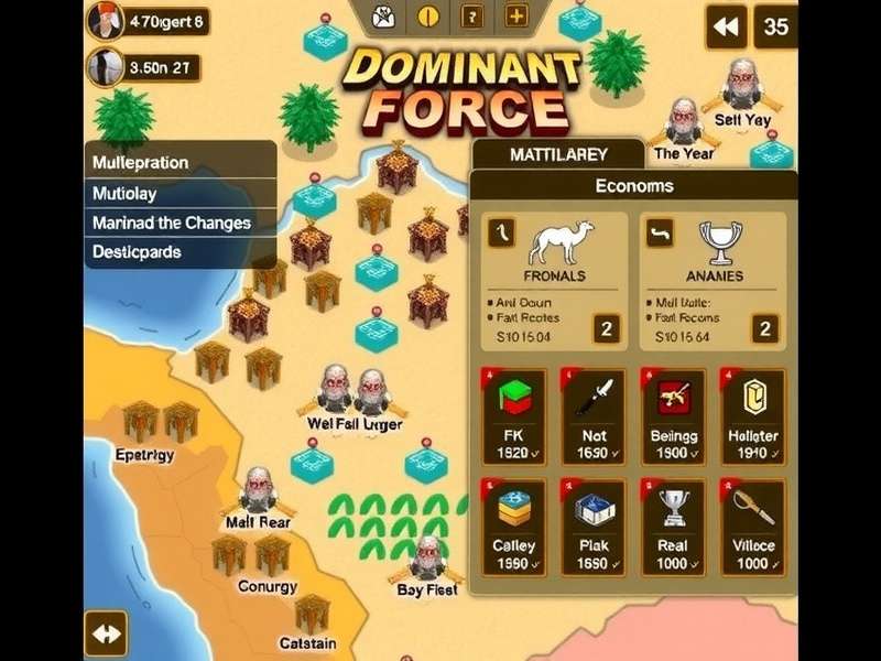 Camel S Dominant Force multiplayer interaction interface