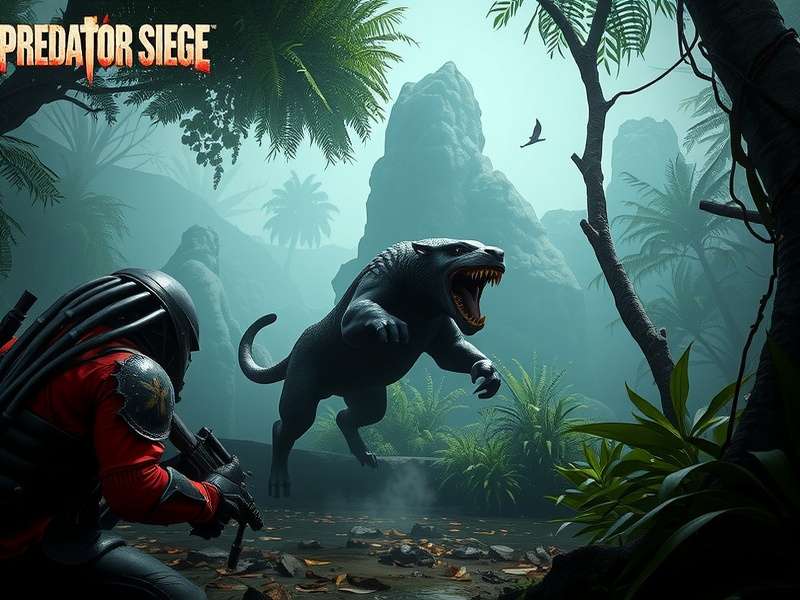 Different jungle environments in Predator Siege Jungle Fury