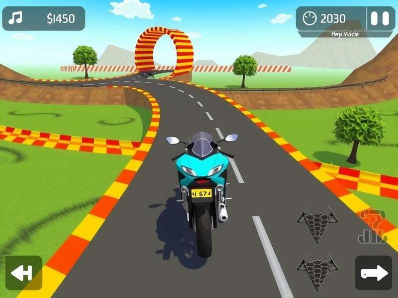 Helix Race India gameplay showing helix track design