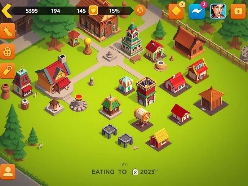 Township Village Tales gameplay screenshot showing village management