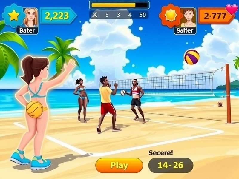 Desi Beach Volley Fun tournament mode screenshot