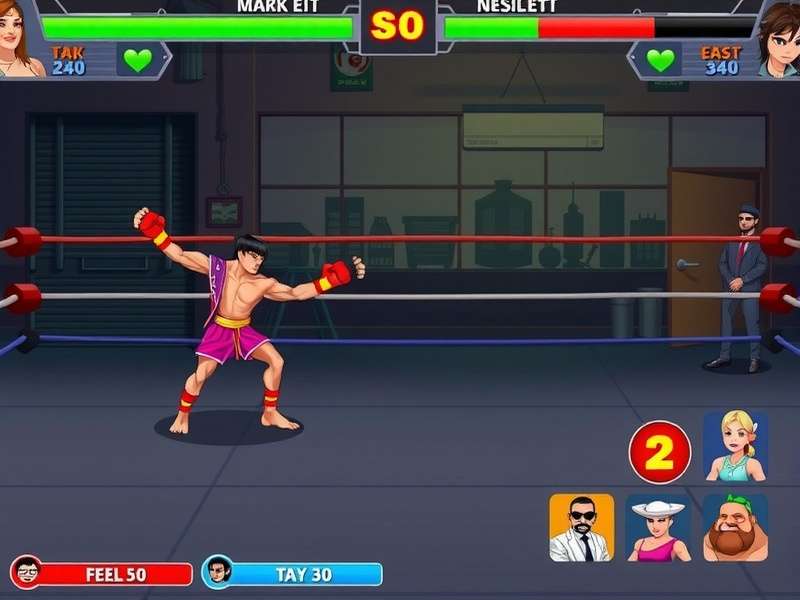 Patna Power Punchers gameplay screenshot showing character selection