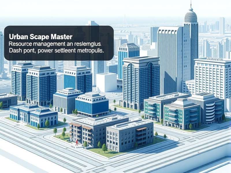 Urban Scape Master City Progression Urban Scape Master showing different city development eras from settlement to metropolis