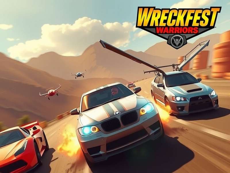 Wreckfest Warriors Gameplay Wreckfest Warriors intense racing action with multiple vehicles